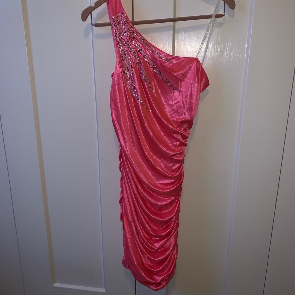 Pink City Triangles dress Size S